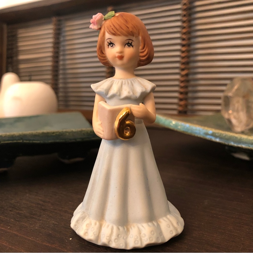 Vintage 1982 Growing up Enesco girl 6